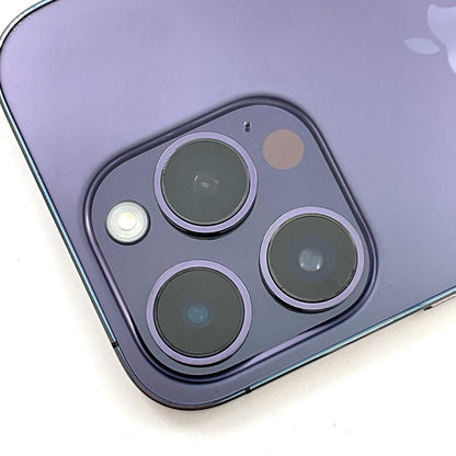 【全額返金保証】【最速発送】Apple iPhone iPhone 14 Pro 512GB ディープパープル SIMフリー 白ロム 動作確認済 84%