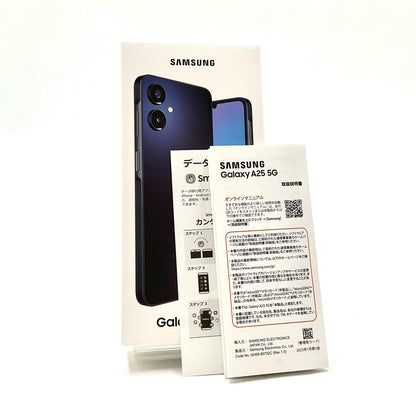 【全額返金保証】【最速発送】SAMSUNG Galaxy A25 5G 64GB ブラック au SCG33 白ロム 超美品 動作確認済