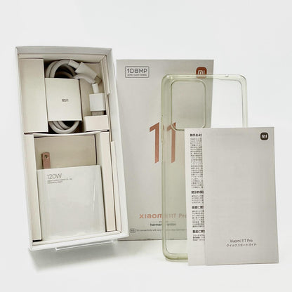 【全額返金保証】【最速発送】Xiaomi 11T Pro 128GB メテオライトグレー 2107113SR 白ロム 動作確認済