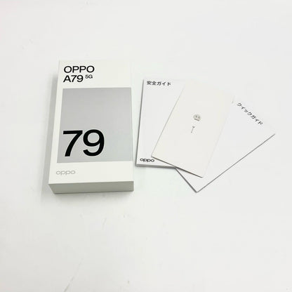【全額返金保証】【最速発送】OPPO A 79 5G 128GB グローグリーン SIMフリー CPH2557 白ロム 動作確認済
