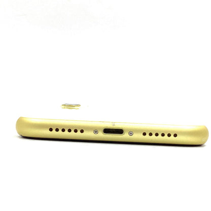 【全額返金保証】【最速発送】Apple iPhone iPhone 11 128GB イエロー au 白ロム 動作確認済 84%