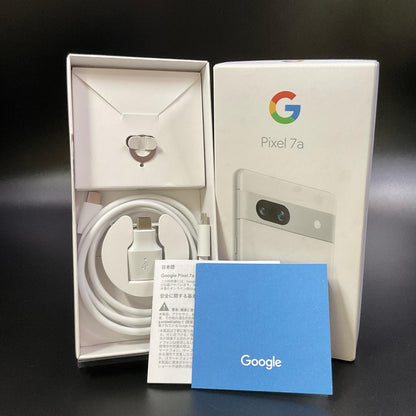 【全額返金保証】【最速発送】Google Pixel 7a 128GB Snow SIMフリー G82U8 白ロム 動作確認済