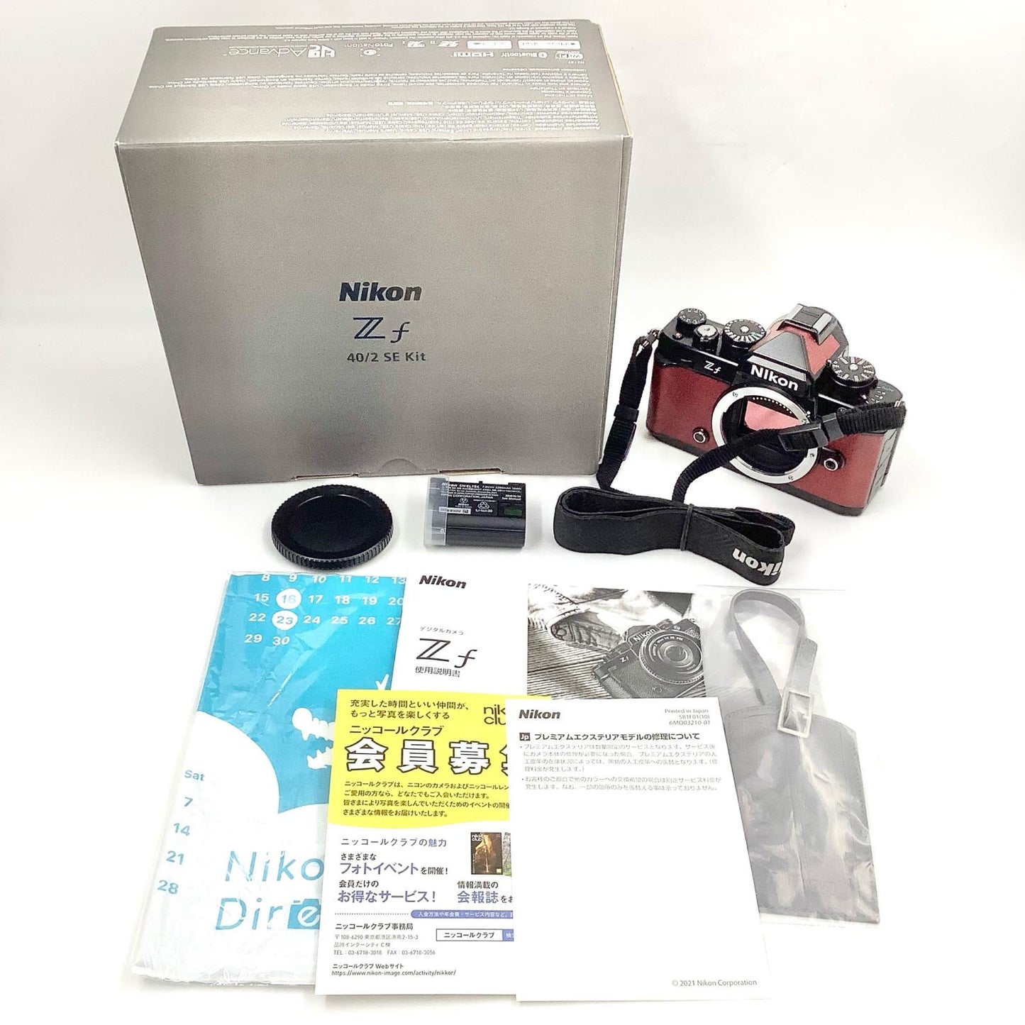 【全額返金保証】【最速発送】Nikon デジタル一眼 Z f ボディ ボルドーレッド 美品 動作確認済