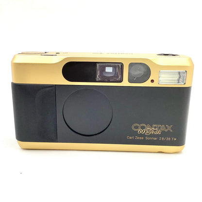 【全額返金保証】【最速発送】CONTAX T2 ゴールド 60周年記念モデル 動作確認済