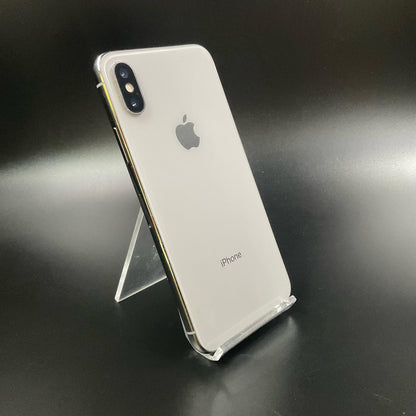 【全額返金保証】【最速発送】Apple iPhone iPhone X 256GB シルバー docomo 白ロム 動作確認済 94%