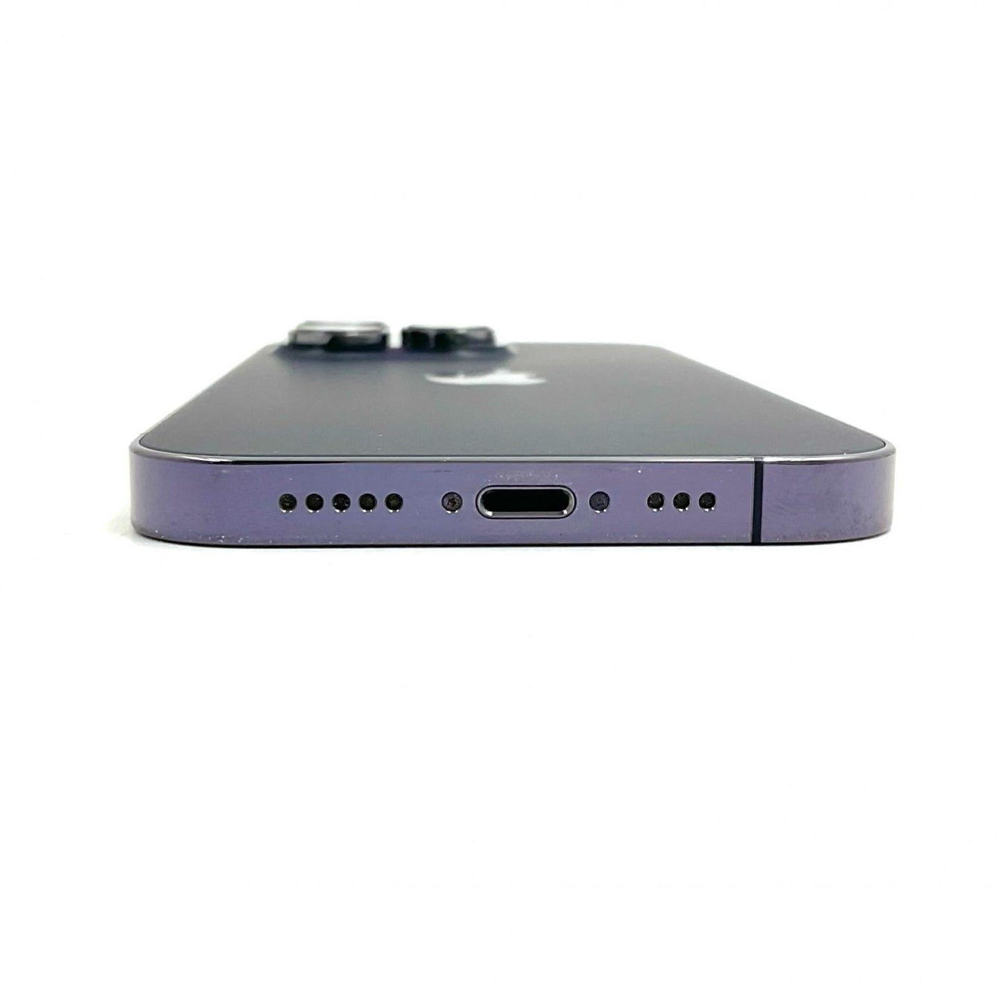 【全額返金保証】【最速発送】Apple iPhone iPhone 14 Pro 128GB ディープパープル au SIMフリー 白ロム 動作確認済 77%