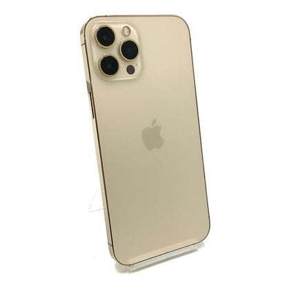 【全額返金保証】【最速発送】Apple iPhone iPhone 12 Pro Max 256GB ゴールド docomo SIMフリー 白ロム 動作確認済 77%