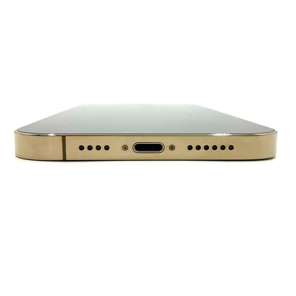 【全額返金保証】【最速発送】Apple iPhone iPhone 12 Pro Max 256GB ゴールド docomo SIMフリー 白ロム 動作確認済 77%