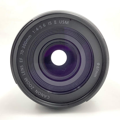 【全額返金保証】【最速発送】Canon EF70-300mm F4-5.6 IS II USM 美品 動作確認済