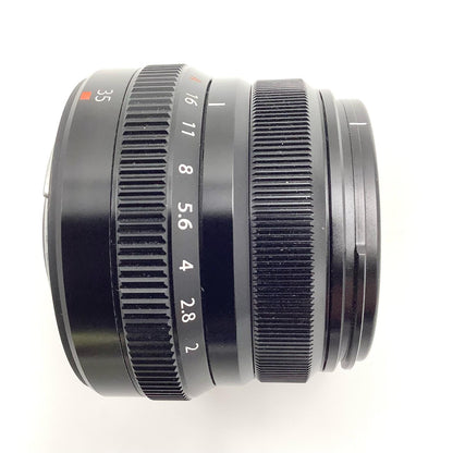 【全額返金保証】【最速発送】FUJIFILM フジノンレンズ XF35mmF2 R WR [ブラック] 動作確認済