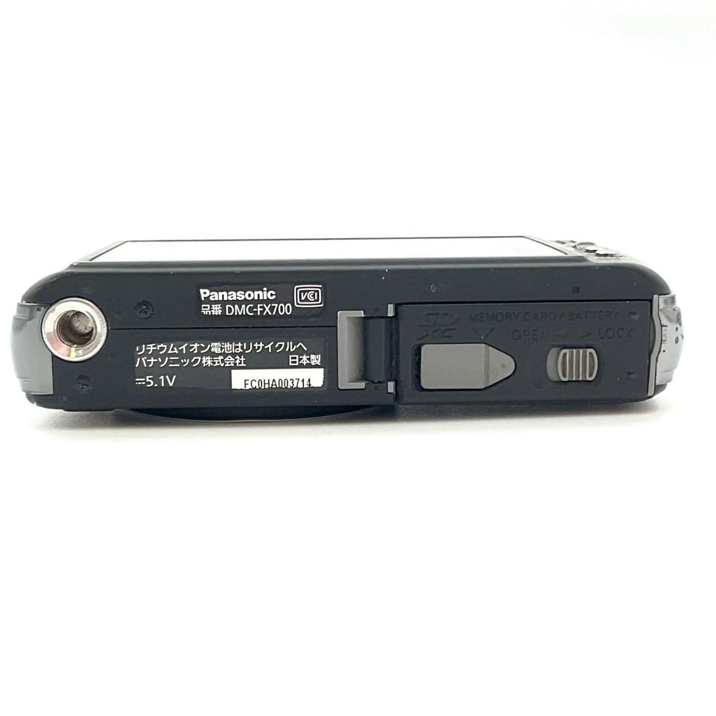 【全額返金保証】【最速発送】Panasonic コンパクトデジタルカメラ Panasonic FX700 ブラック 動作確認済