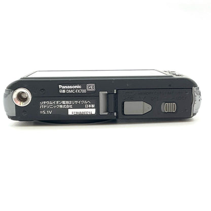 【全額返金保証】【最速発送】Panasonic コンパクトデジタルカメラ Panasonic FX700 ブラック 動作確認済