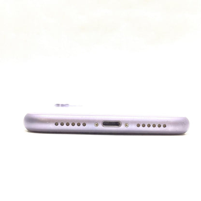 【全額返金保証】【最速発送】Apple iPhone iPhone 11 64GB パープル Softbank 白ロム 動作確認済 83%
