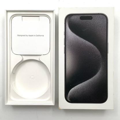 【全額返金保証】【最速発送】Apple iPhone iPhone 15 Pro 128GB ブラックチタニウム SIMフリー 美品 動作確認済 86%