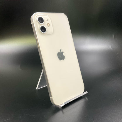 【最速発送】Apple iPhone iPhone 12 128GB ホワイト au 白ロム【難有】 85%