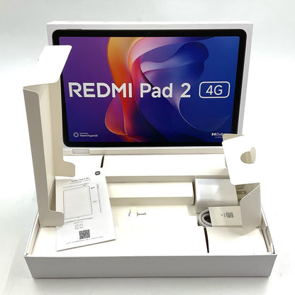 【全額返金保証】【最速発送】Xiaomi Redmi Pad 2 4G 11インチ 128GB SIMフリー 白ロム 美品 動作確認済