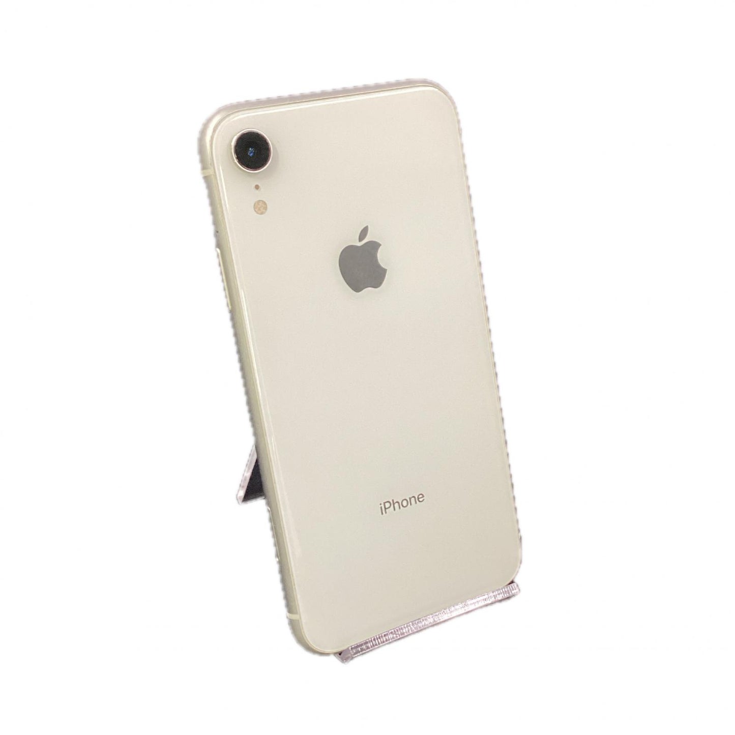 【全額返金保証】【最速発送】Apple iPhone iPhone XR 128GB ホワイト au 白ロム 動作確認済 82%