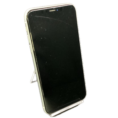 【全額返金保証】【最速発送】Apple iPhone iPhone XR 128GB ホワイト au 白ロム 動作確認済 82%