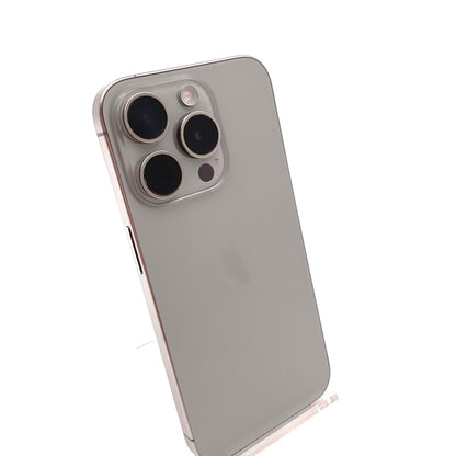 【全額返金保証】【最速発送】Apple iPhone iPhone 15 Pro 256GB ナチュラルチタニウム SIMフリー 白ロム 動作確認済 87%