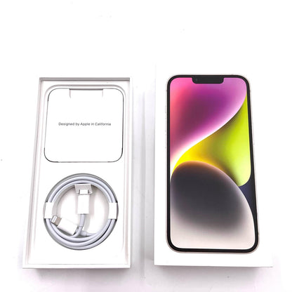 【全額返金保証】【最速発送】Apple iPhone iPhone 14 128GB スターライト SIMフリー 白ロム 動作確認済 82%