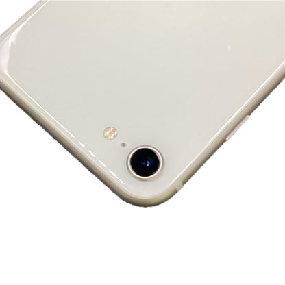 【全額返金保証】【最速発送】Apple iPhone iPhone SE（第3世代） 64GB スターライト docomo SIMフリー 白ロム 動作確認済 78%