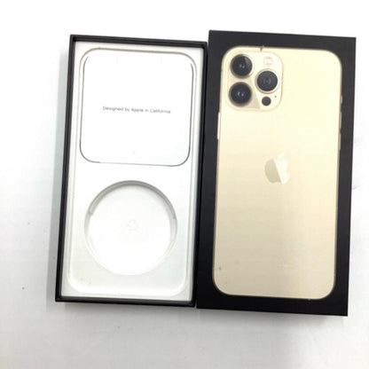 【全額返金保証】【最速発送】Apple iPhone iPhone 13 Pro Max 256GB ゴールド SIMフリー 白ロム 動作確認済 84%
