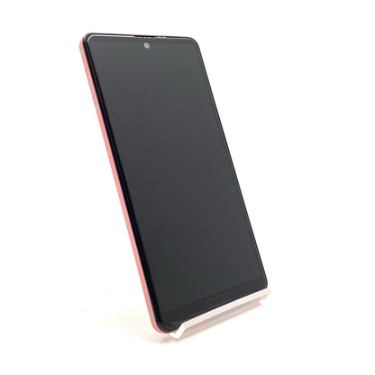 【全額返金保証】【最速発送】SHARP AQUOS Sense5G 64GB コーラルレッド docomo SIMフリー SH-53A 白ロム 動作確認済