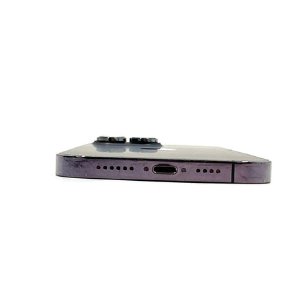 【全額返金保証】【最速発送】Apple iPhone iPhone 14 Pro Max 256GB ディープパープル Softbank SIMフリー 動作確認済 79%