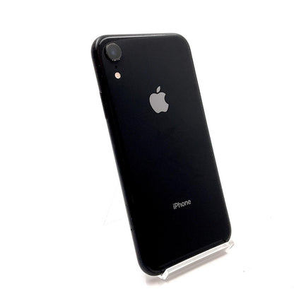 【全額返金保証】【最速発送】Apple iPhone iPhone XR 64GB ブラック au SIMフリー 白ロム 動作確認済 82%