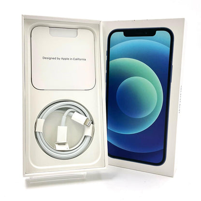 【全額返金保証】【最速発送】Apple iPhone iPhone 12 64GB ブルー SIMフリー 白ロム 動作確認済 100%