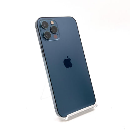 【全額返金保証】【最速発送】Apple iPhone iPhone 12 Pro 128GB パシフィックブルー au SIMフリー 白ロム 動作確認済 85%
