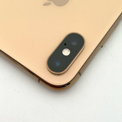 【全額返金保証】【最速発送】Apple iPhone iPhone XS 256GB ゴールド au 白ロム 動作確認済 74%