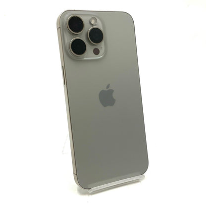 【全額返金保証】【最速発送】Apple iPhone iPhone 15 Pro Max 512GB ナチュラルチタニウム SIMフリー 白ロム 動作確認済 86%