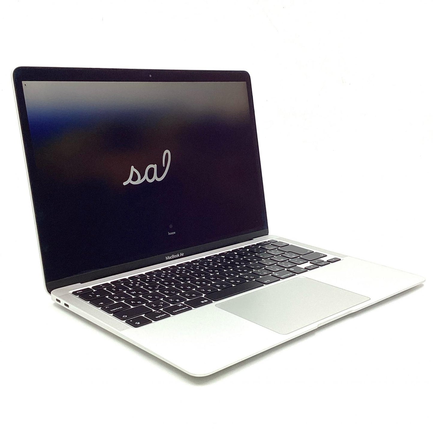 【全額返金保証】【最速発送】Apple MacBook Air 13.3インチ 2020 Apple M1 8GB SSD 256GB シルバー 95% 動作確認済