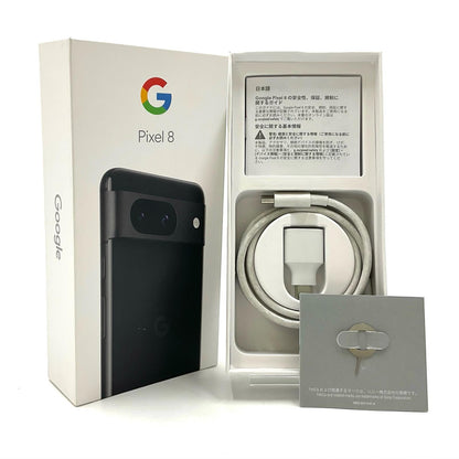 【全額返金保証】【最速発送】Google Pixel 8 128GB オブシディアン SIMフリー GZPF0 白ロム 動作確認済