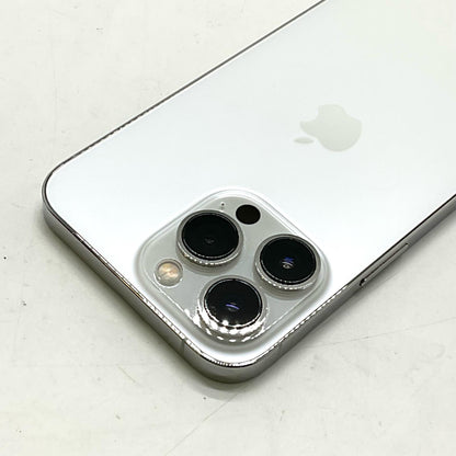 【全額返金保証】【最速発送】Apple iPhone iPhone 13 Pro 128GB シルバー au 動作確認済 82%