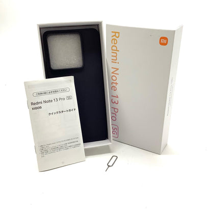 【全額返金保証】【最速発送】Xiaomi Redmi note 13 pro 5G オーシャンティール SIMフリー xig05sga 白ロム 美品 動作確認済
