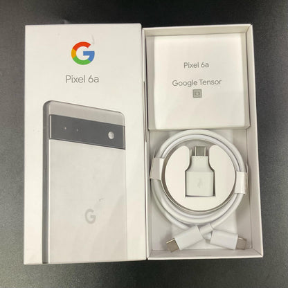【全額返金保証】【最速発送】Google Pixel 6a 128GB ホワイト SIMフリー 白ロム 美品 動作確認済
