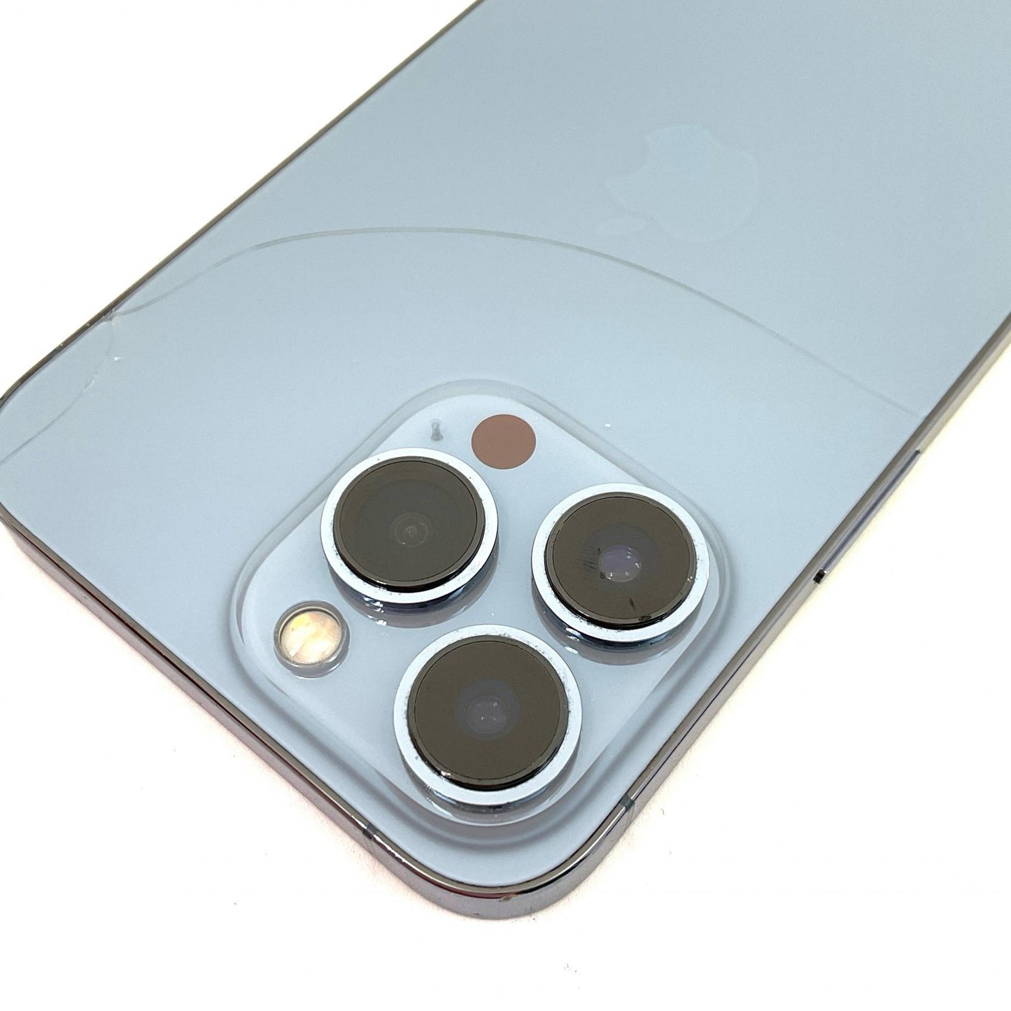 【最速発送】Apple iPhone iPhone 13 Pro 128GB シエラブルー Softbank 白ロム【難有】 75%