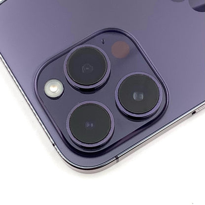 【全額返金保証】【最速発送】Apple iPhone iPhone 14 Pro 256GB ディープパープル SIMフリー 白ロム 動作確認済 80%