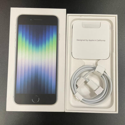 【全額返金保証】【最速発送】Apple iPhone iPhone SE（第3世代） 128GB スターライト SIMフリー 動作確認済 79%