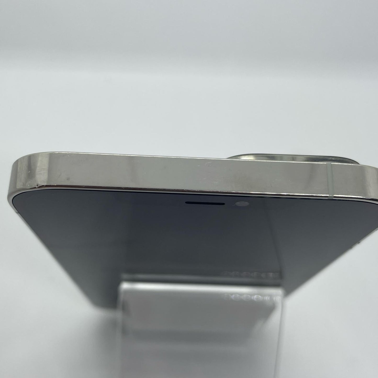 【全額返金保証】【最速発送】Apple iPhone iPhone 12 Pro Max 128GB シルバー au 白ロム 動作確認済 87%