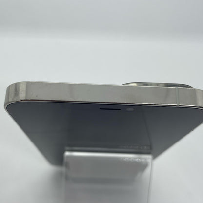 【全額返金保証】【最速発送】Apple iPhone iPhone 12 Pro Max 128GB シルバー au 白ロム 動作確認済 87%