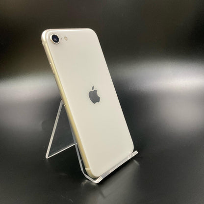 【全額返金保証】【最速発送】Apple iPhone iPhone SE（第3世代） 128GB スターライト Softbank 白ロム 動作確認済 85%