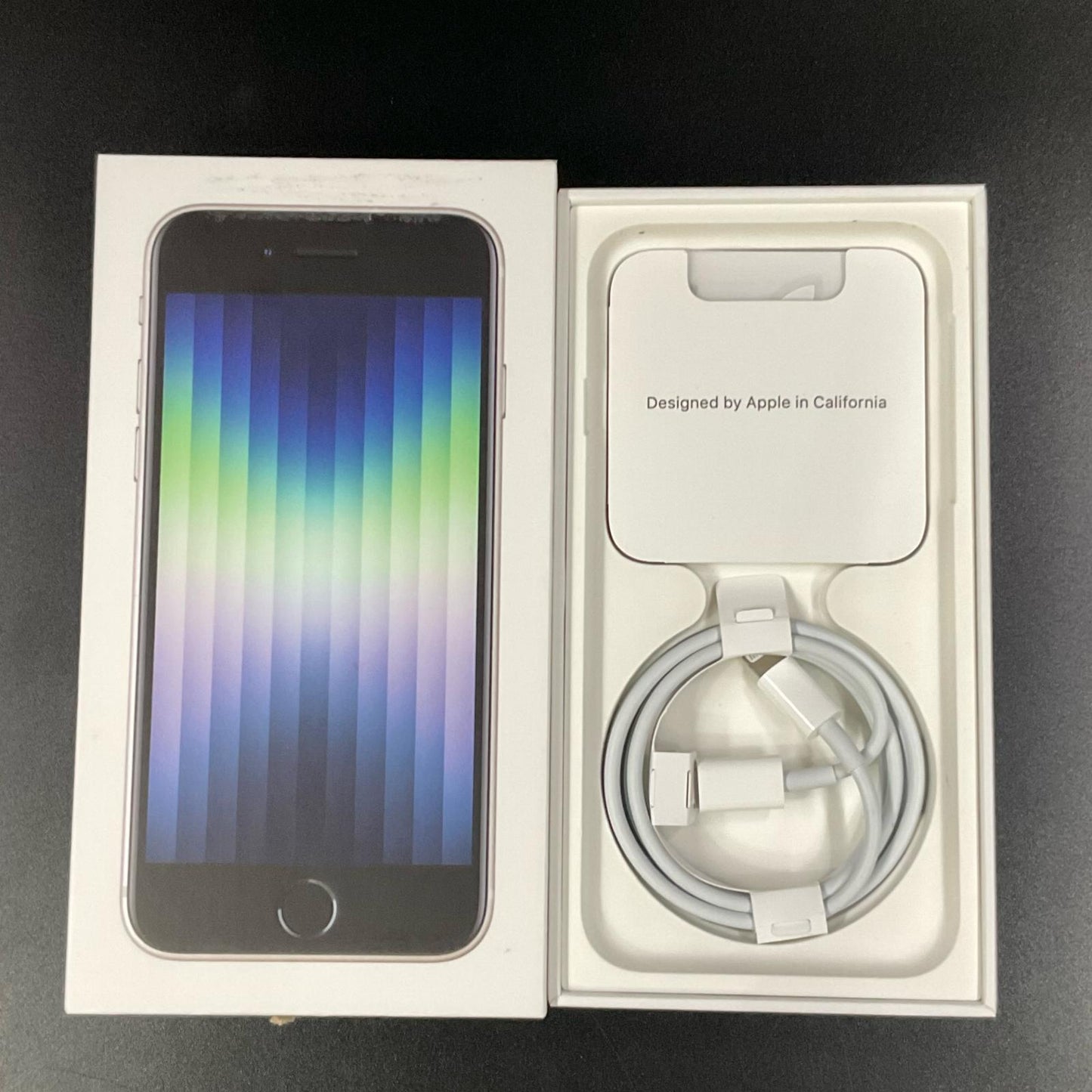 【全額返金保証】【最速発送】Apple iPhone iPhone SE（第3世代） 128GB スターライト Softbank 白ロム 動作確認済 85%