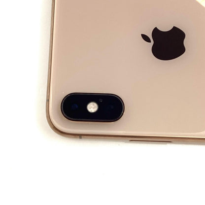 【全額返金保証】【最速発送】Apple iPhone iPhone XS Max 64GB ゴールド au 白ロム 動作確認済 77%