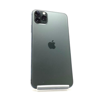 【全額返金保証】【最速発送】Apple iPhone iPhone 11 Pro Max 64GB ミッドナイトグリーン au 白ロム 動作確認済 80%