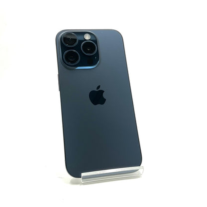 【全額返金保証】【最速発送】Apple iPhone iPhone 15 Pro 256GB ブルーチタニウム SIMフリー 白ロム 動作確認済 87%