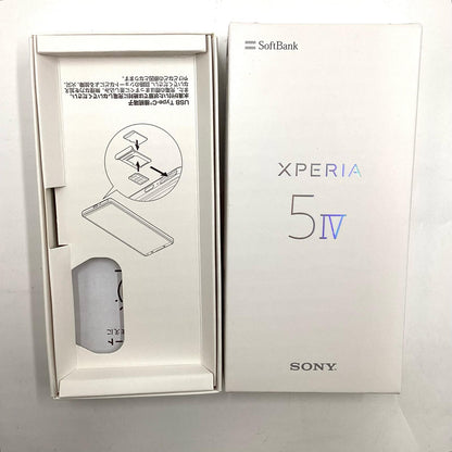 【全額返金保証】【最速発送】Sony Xperia 5 IV 128GB ブラック Softbank A204SO 白ロム 動作確認済