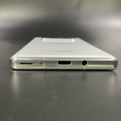 【最速発送】SHARP AQUOS R6 128GB ホワイト docomo SH-51B 白ロム【難有】